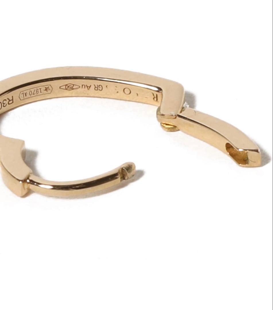 専用＊ REPOSSI レポシ アンティフェール K18PG ハートミニピアス