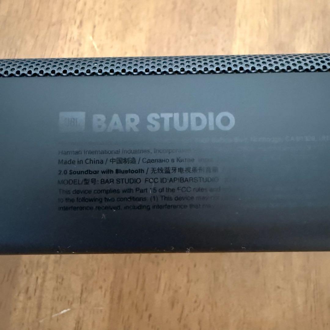● 美品 JBL BAR STUDIO サウンドバー スピーカー