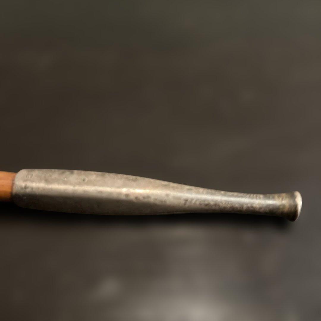 ド*猫様 純銀製　刻印　キセル　時代物　送料無料　総重量48.8g