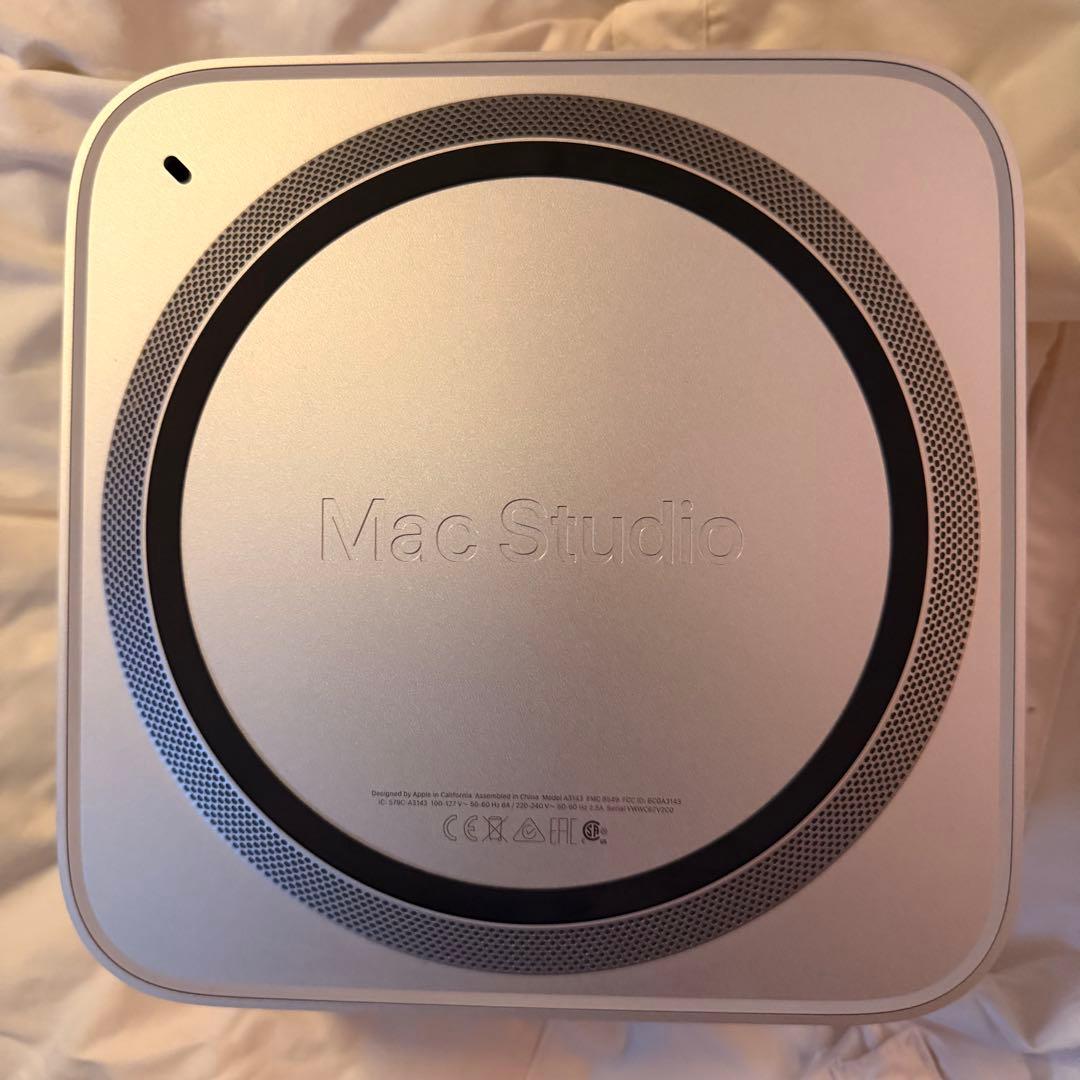 Mac Studio M4MAX 48GB 1TB 16コアCPU40コアGPU
