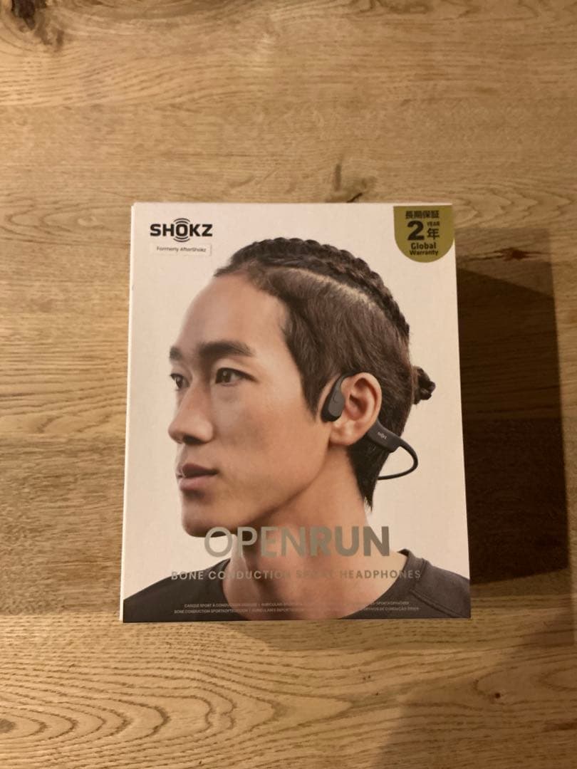 SHOKZ OPENRUN 骨伝導ヘッドフォン ブラック