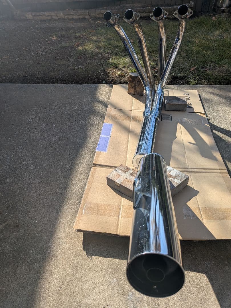 PRETTY RACING ショート管マフラー・イナズマ400用