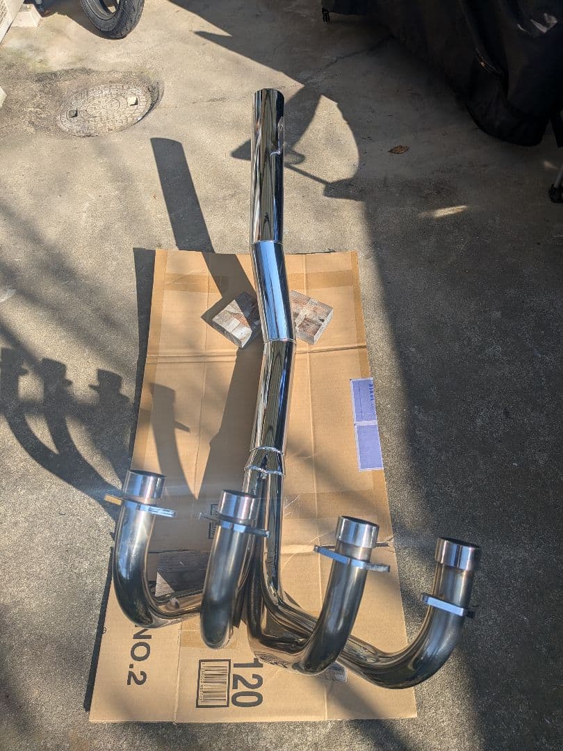 PRETTY RACING ショート管マフラー・イナズマ400用