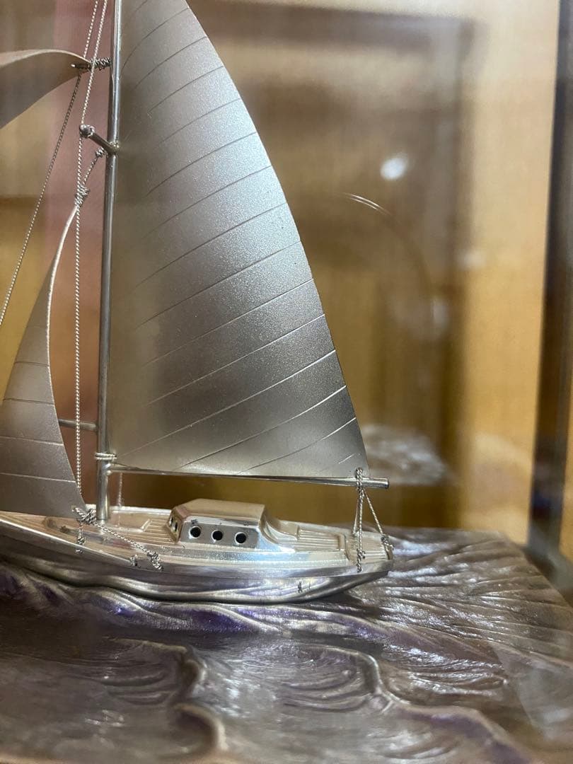 純銀製　TAKEHIKO ヨット　関武比古作