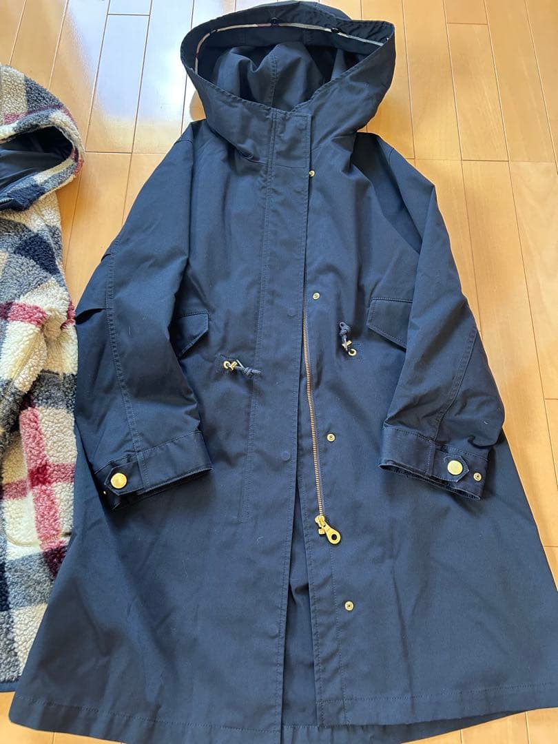 ブルーレーベル クレストブリッジ　モッズコート　インナー付きボアコート3way