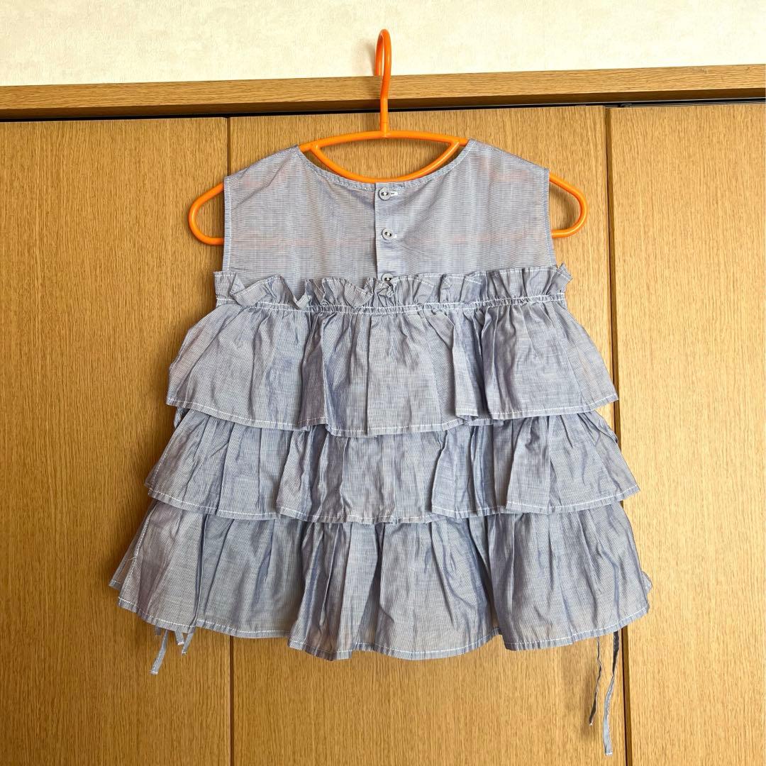 【ビュルデサボン】Ｔ／Ｃカールマイヤー furifuriベスト ブルー