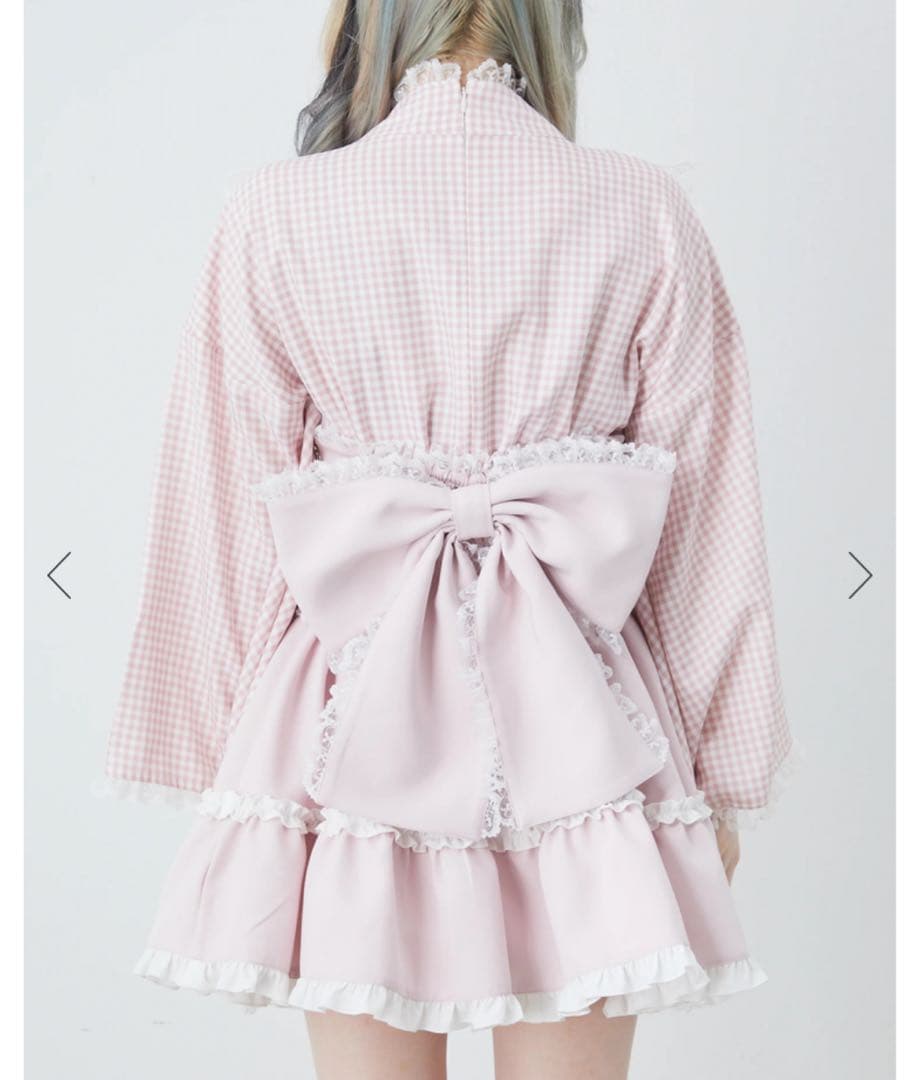 Ank Rouge☆ギンガムメイド浴衣ドレス