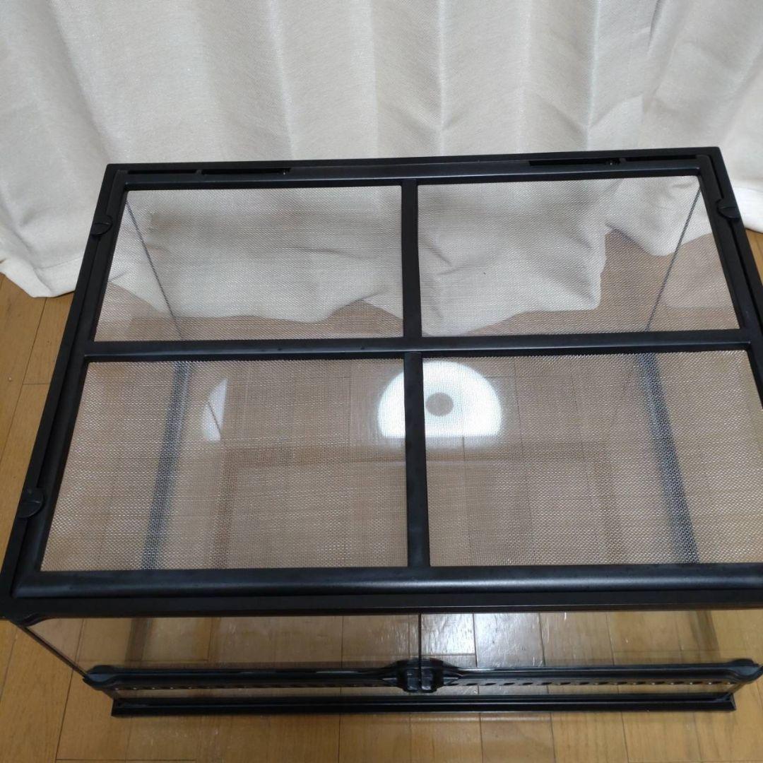 GEX エキゾテラ グラステラリウム 6030 リクガメ ケージ シェルター付き