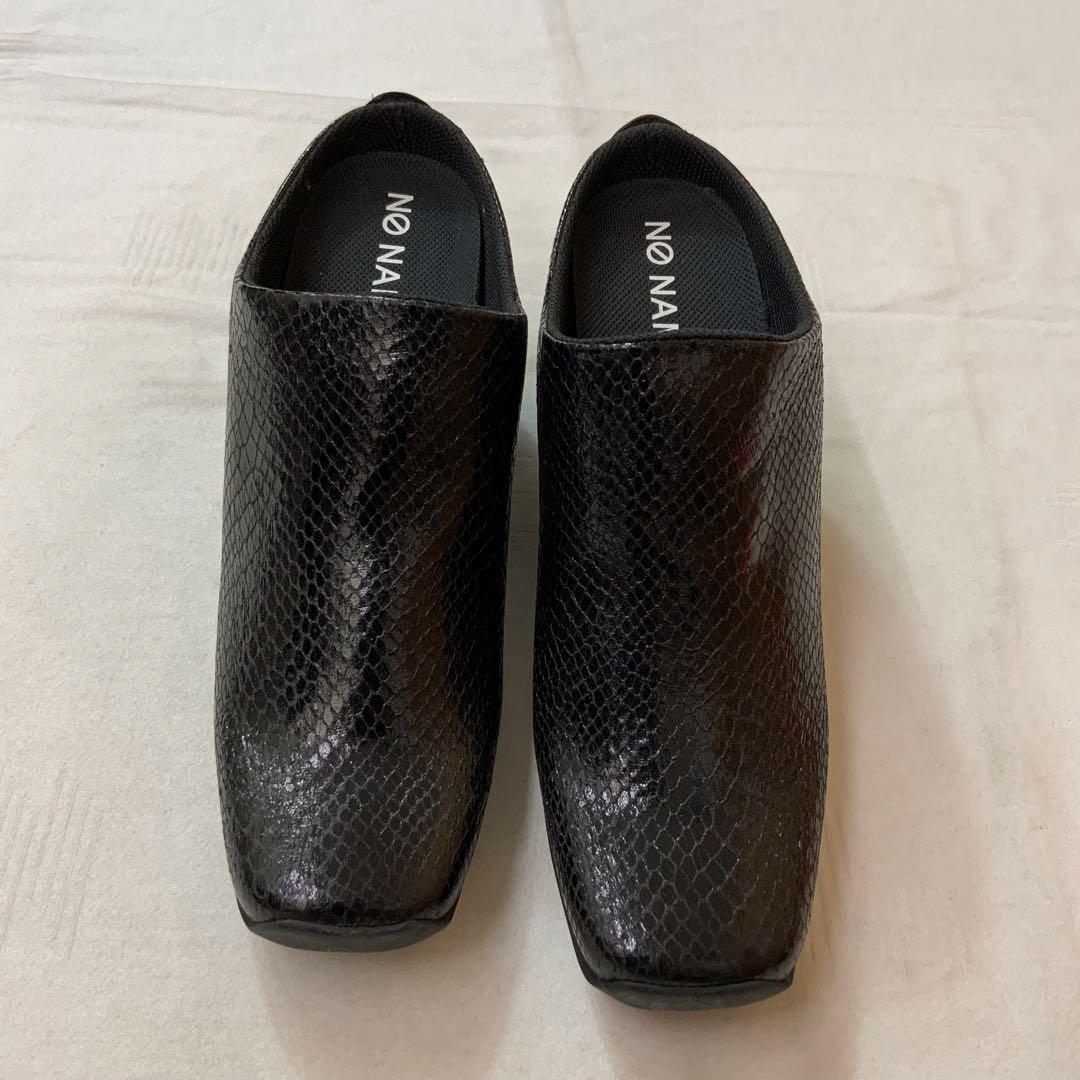 NO NAME ノーネーム サンダル ウエッジミュール 37