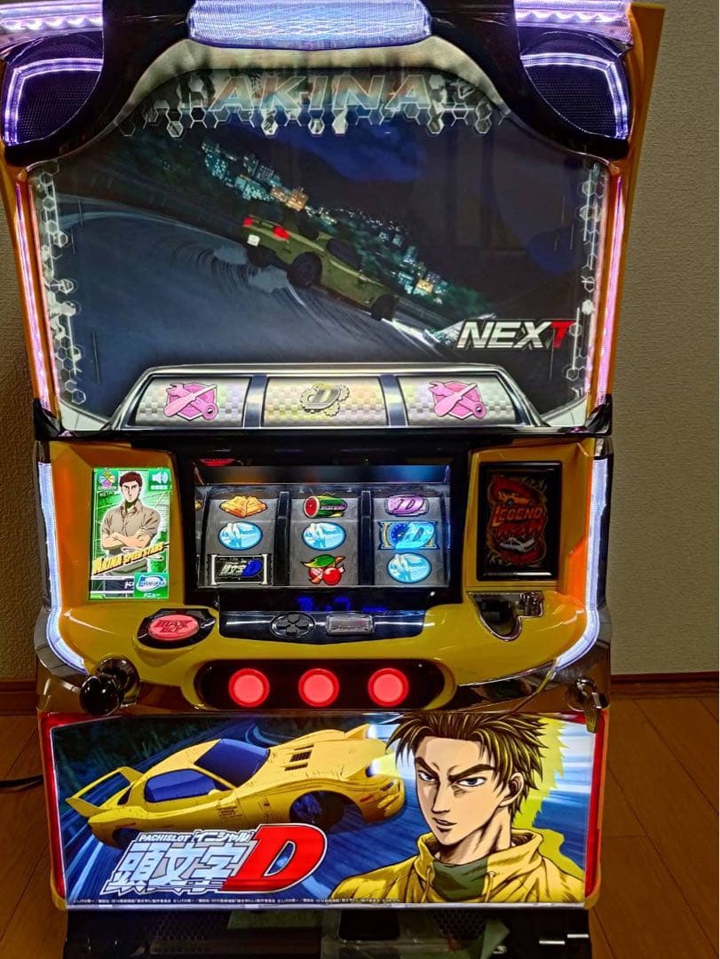 パチスロ実機　頭文字D スロット　啓介パネル　※引き取り限定※