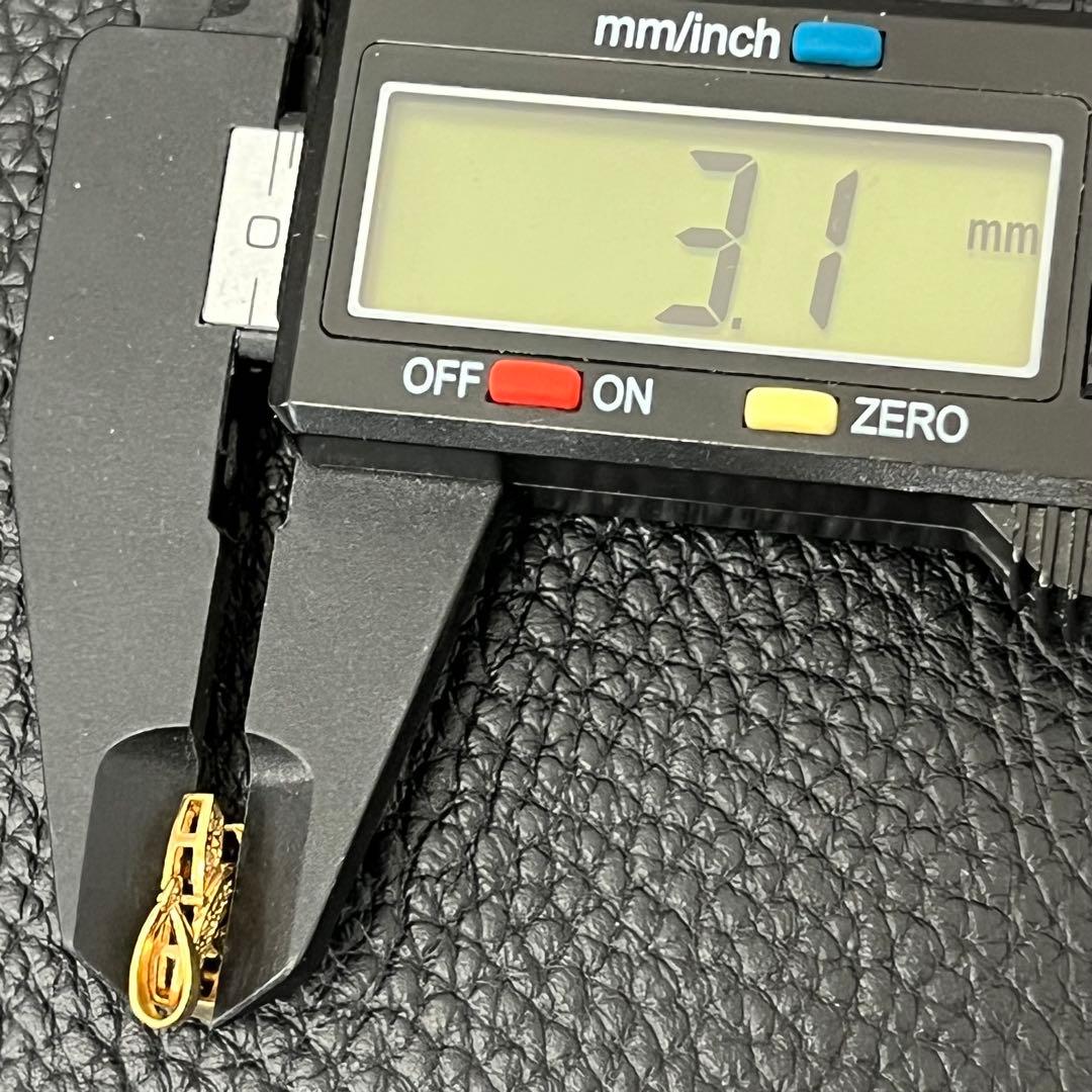 (C102909)K18 YG ネックレストップ ダイヤモンド0.1ct 18金