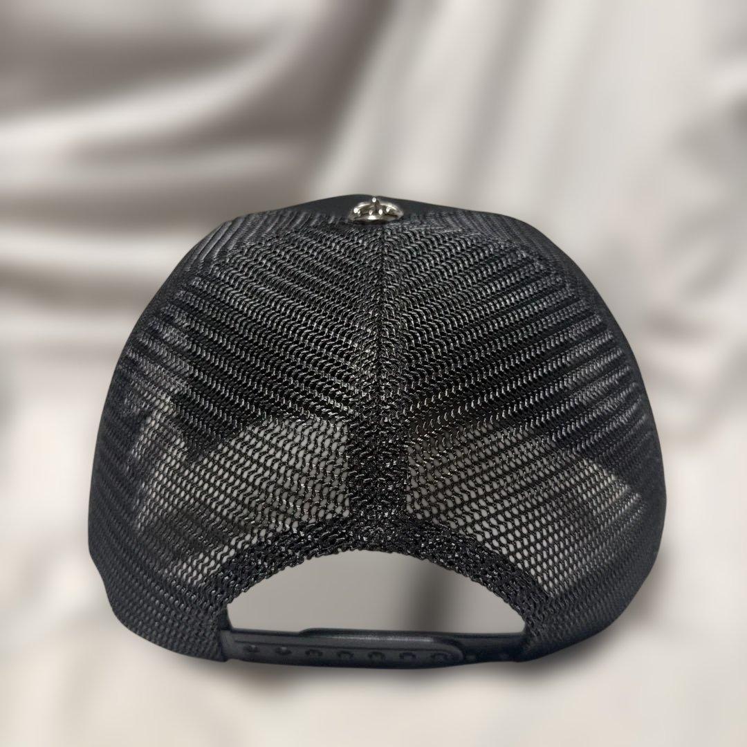 CHROME HEARTS 刺繍ロゴ ブラックキャップ