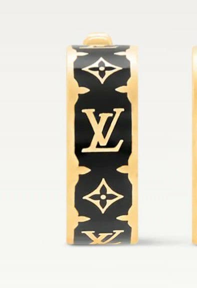 人気モデル Louis vuitton ピアス・ナノグラム エナメル 片耳