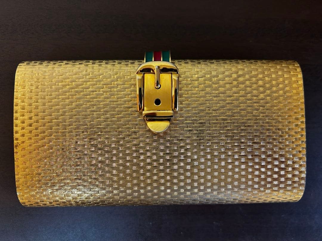 【9/14処分予定】オールドグッチ クラッチバッグ ゴールド ヴィンテージ