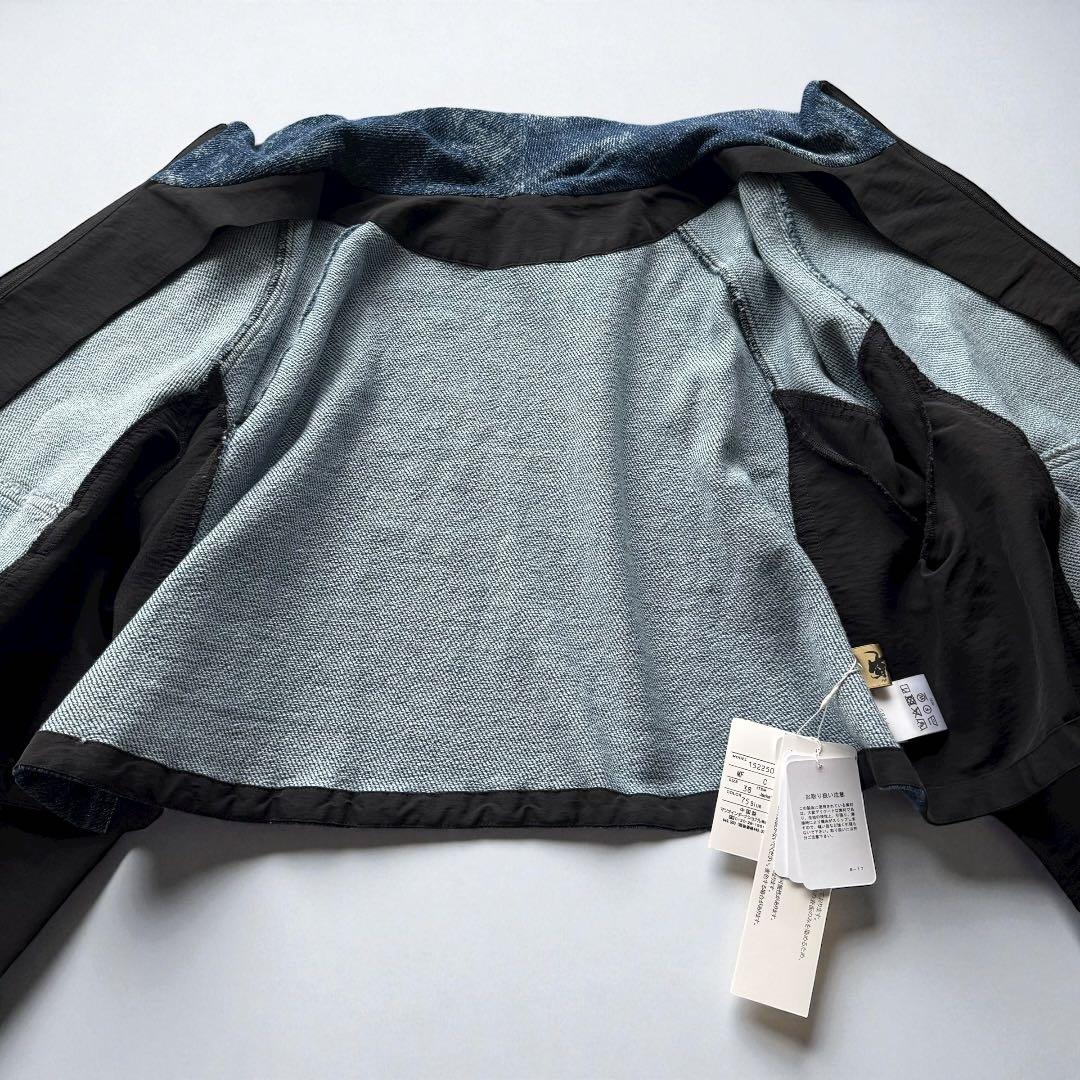 芽風 MEFU 2025年モデル デニム切替ジャケット 未使用 タグ付