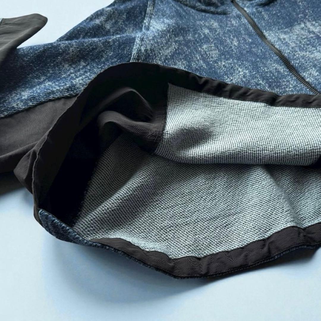 芽風 MEFU 2025年モデル デニム切替ジャケット 未使用 タグ付