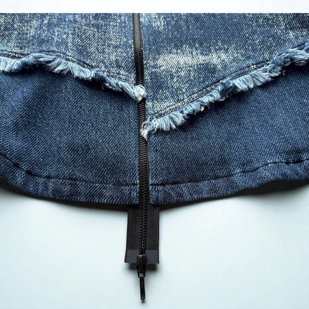 芽風 MEFU 2025年モデル デニム切替ジャケット 未使用 タグ付