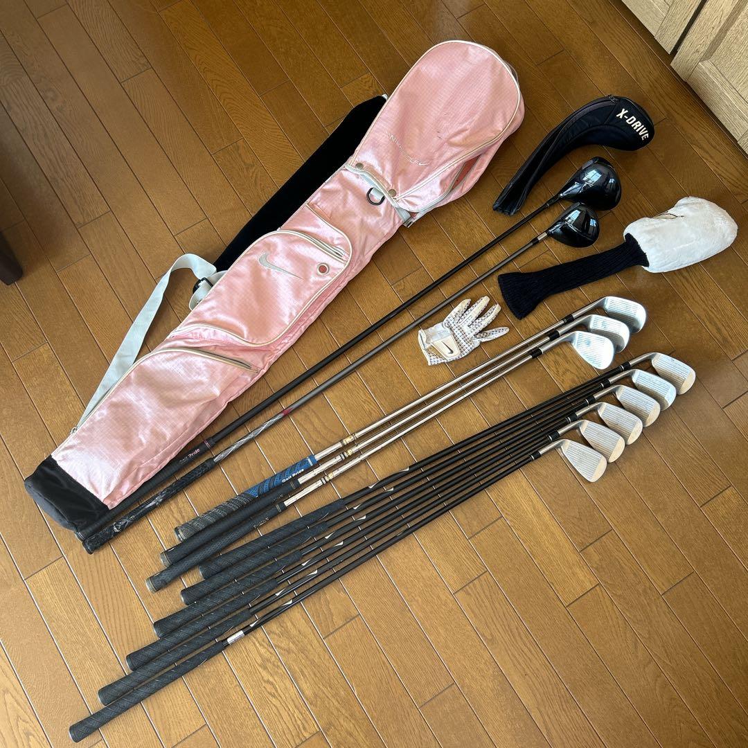 初心者〜中級者　ゴルフクラブセット　メンズ　高身長女性