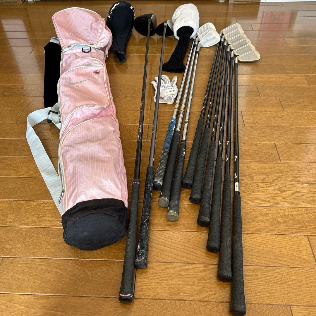 初心者〜中級者　ゴルフクラブセット　メンズ　高身長女性