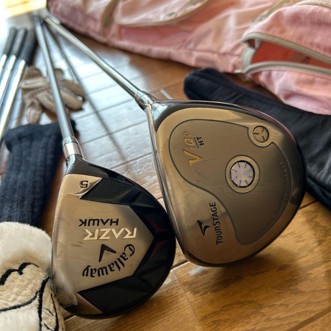 初心者〜中級者　ゴルフクラブセット　メンズ　高身長女性