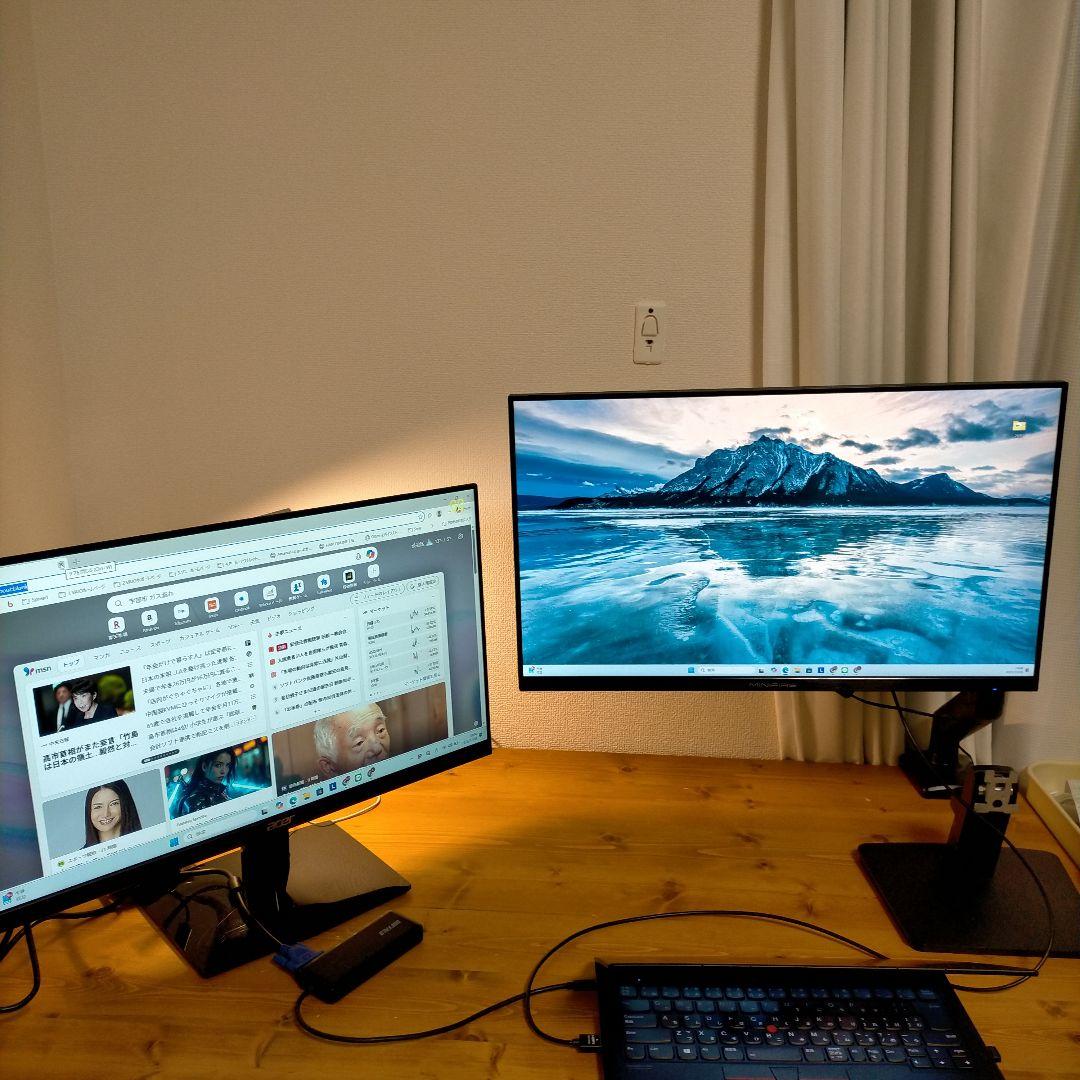 モニターセット（モニター×2,モニターアーム×1）