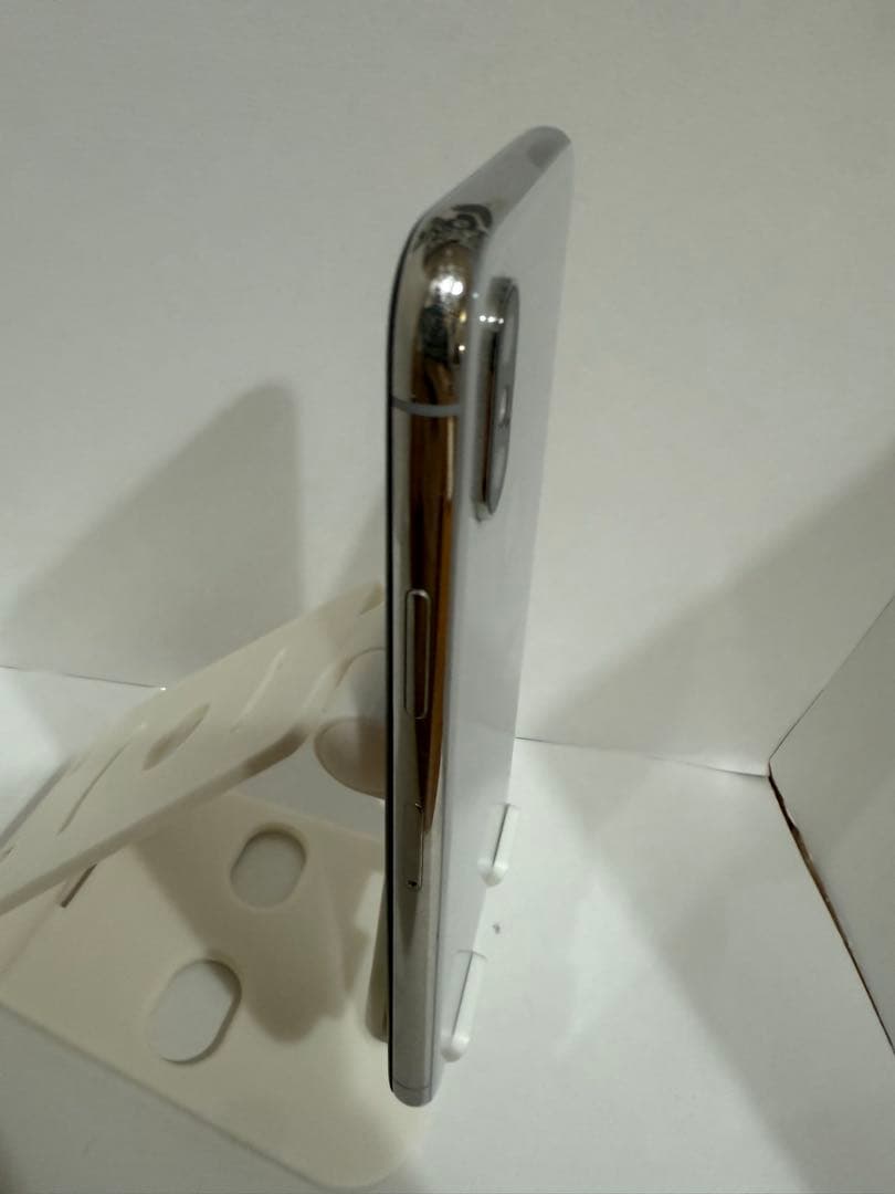 iPhoneX 64GB シルバー 本体 カバー付き