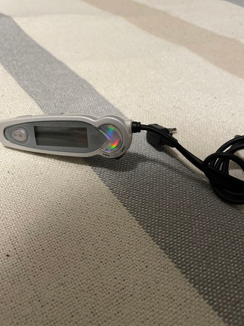 aiwa MDプレーヤー AM-HX150 動作品 乾電池ケース付き