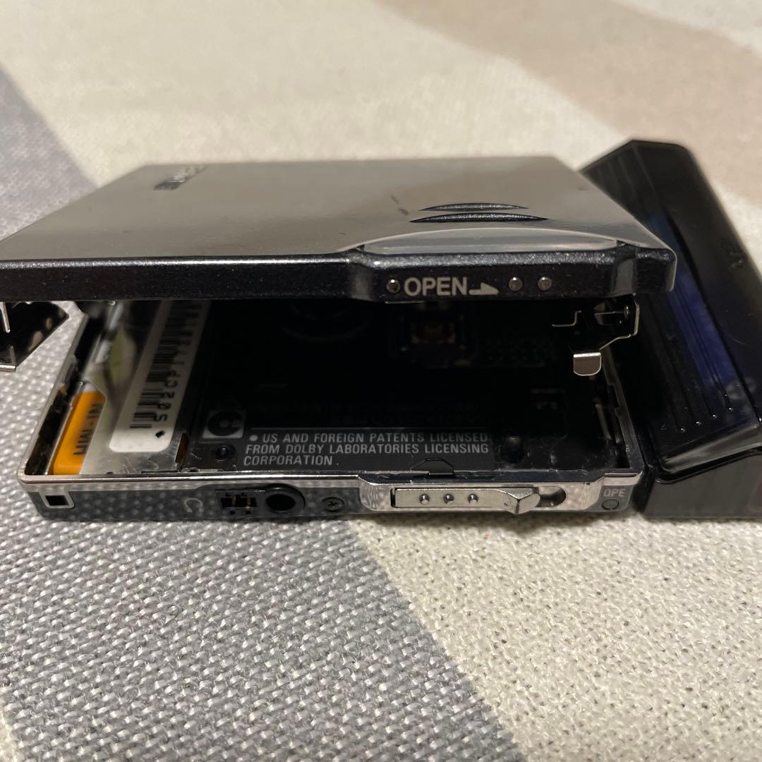 aiwa MDプレーヤー AM-HX150 動作品 乾電池ケース付き