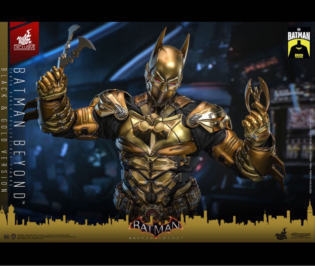 【美品】 バットマン　アーカム・ナイト　ザ・フューチャー　ブラック＆ゴールド版