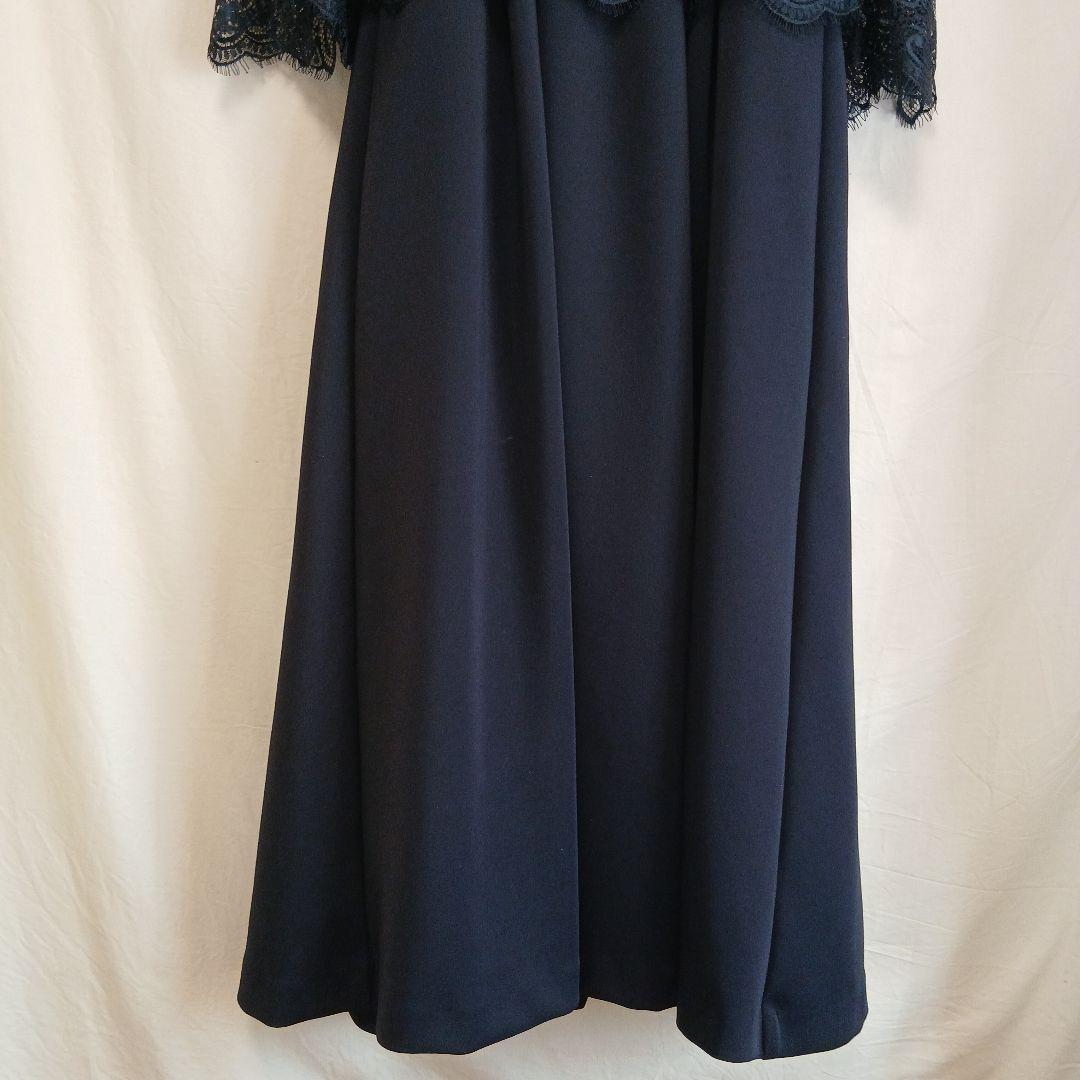 本日限定価格 フォーマル ママスーツ ワンピース ドレス ネイビー 卒業式