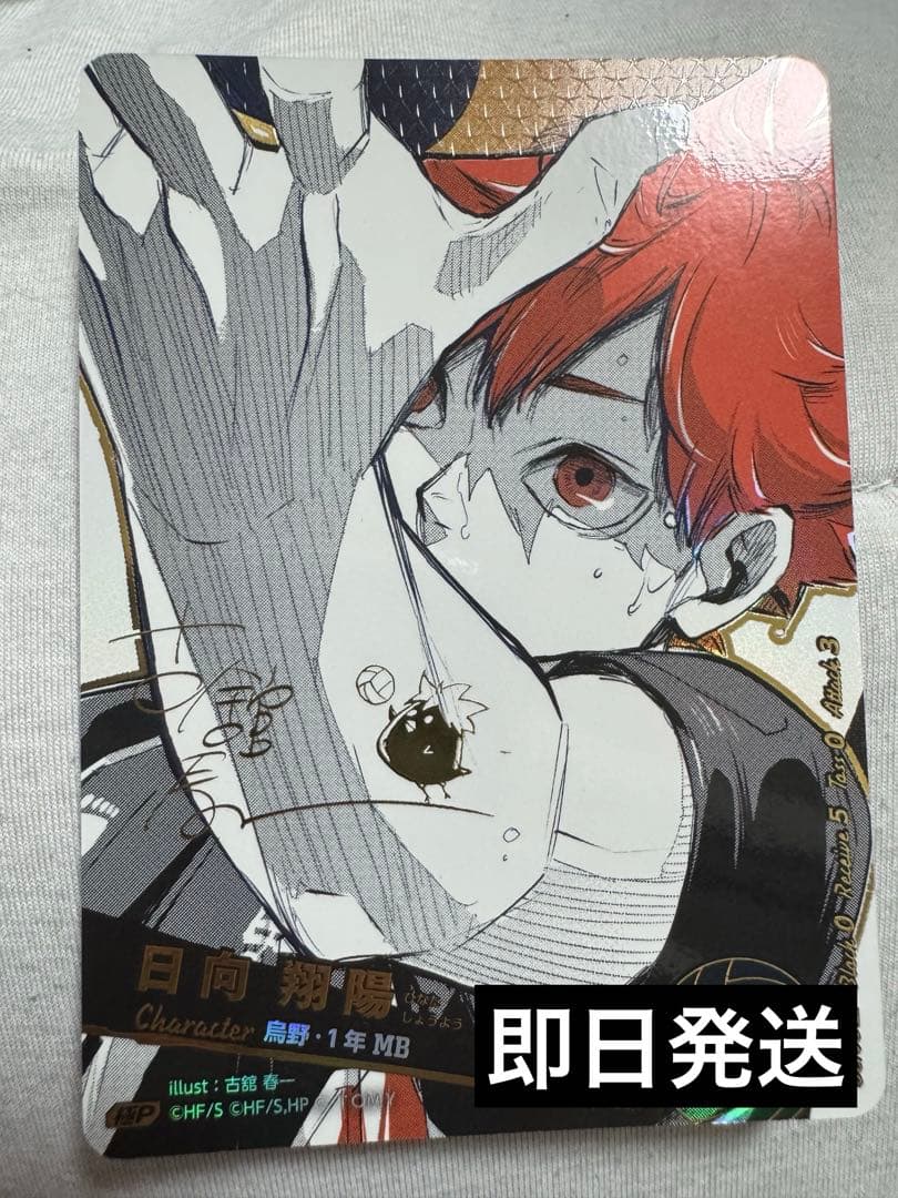 ハイキュー!! バボカ!! BREAK 日向翔陽 サイン　極P シリアル