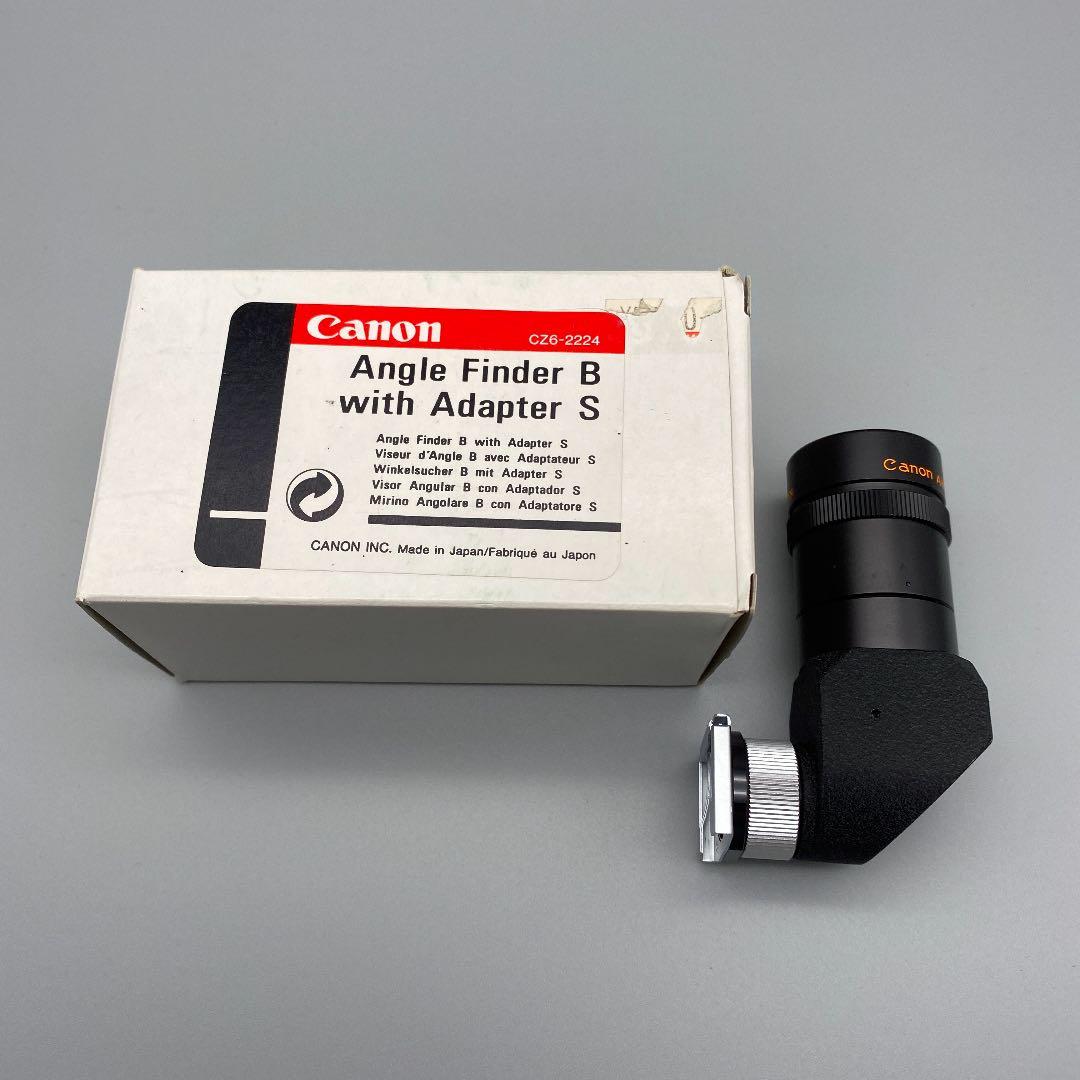 【新品】Canon アングルファインダーB アダプターS