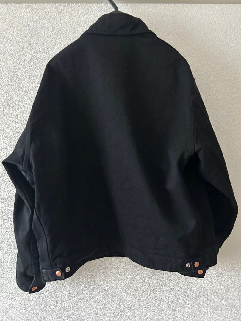 26SS COMOLI コモリ ブラックデニムジップショートジャケット