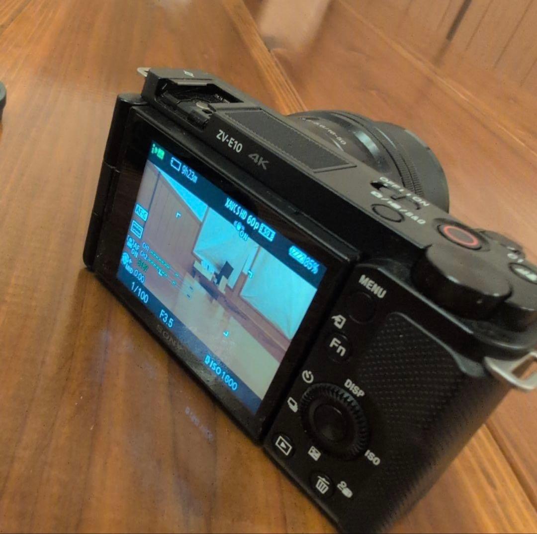SONY ZV-E10 ミラーレスカメラ 4K動画撮影　本体、レンズ