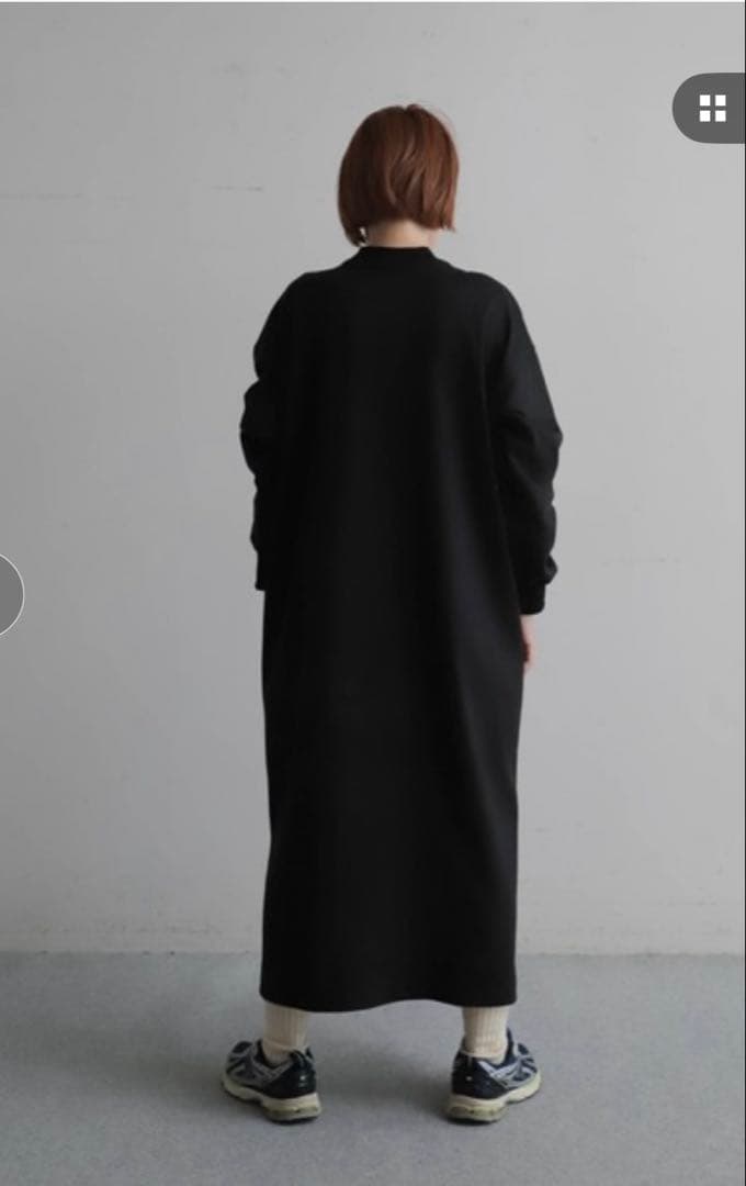 フラノライクカット　ワッペン付キワンピース