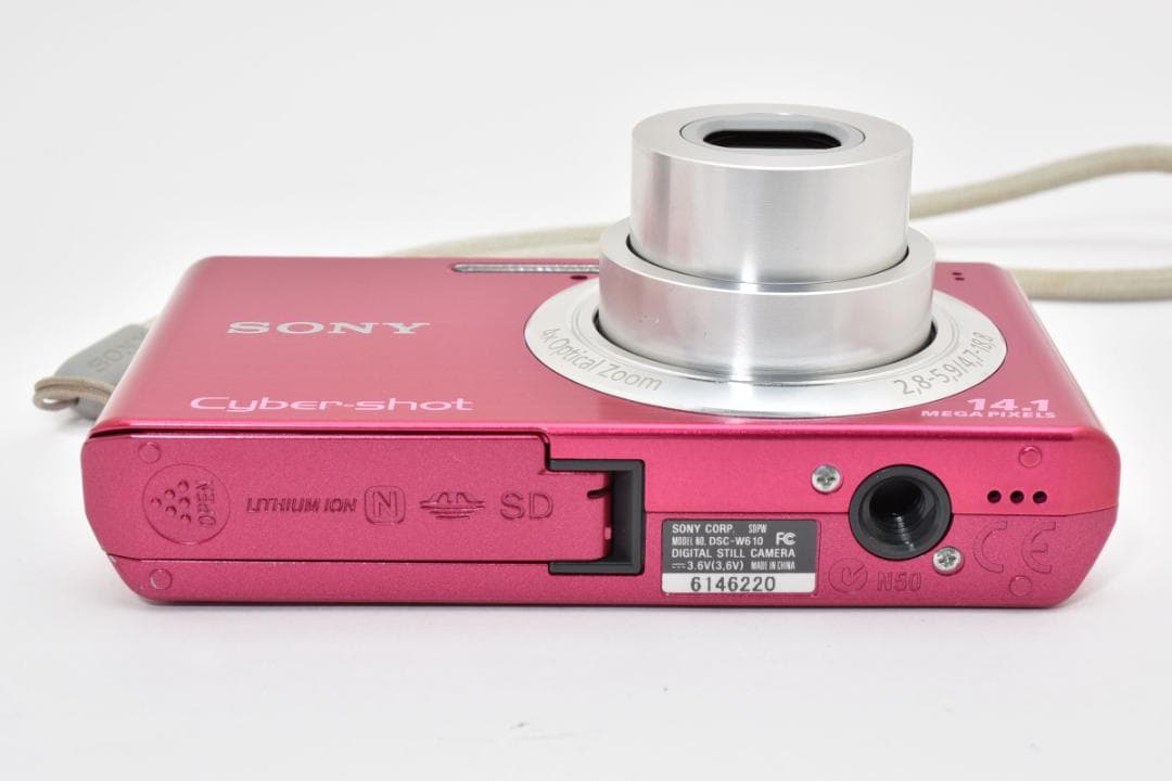 【美品】SONY Cyber-shot DSC-W610 ピンク　動作確認済