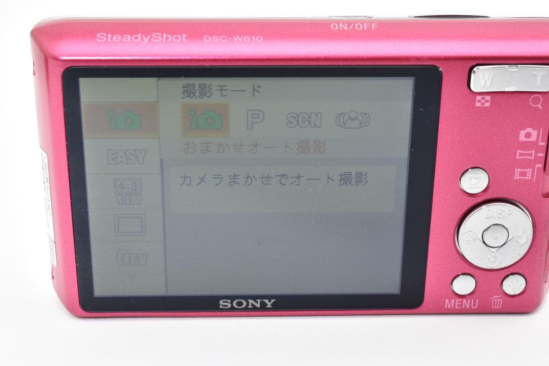 【美品】SONY Cyber-shot DSC-W610 ピンク　動作確認済