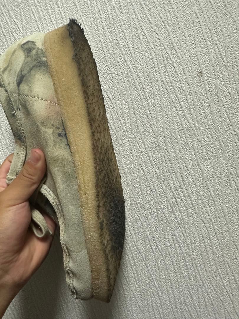 【美品】clarks wallabee