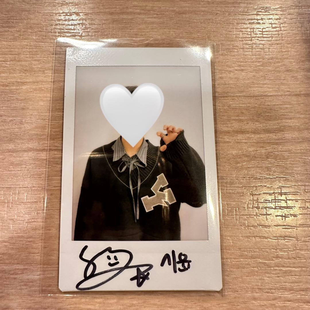 AMPERS&ONE シユン チェキ サイン入りポラロイド