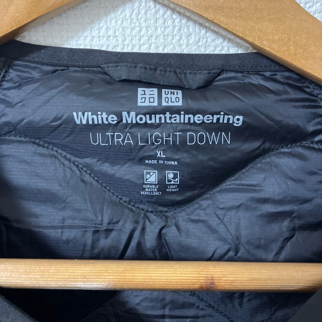 UNIQLO ホワイトマウンテニアリング　ダウン　初期コラボ OVY XL 袋付
