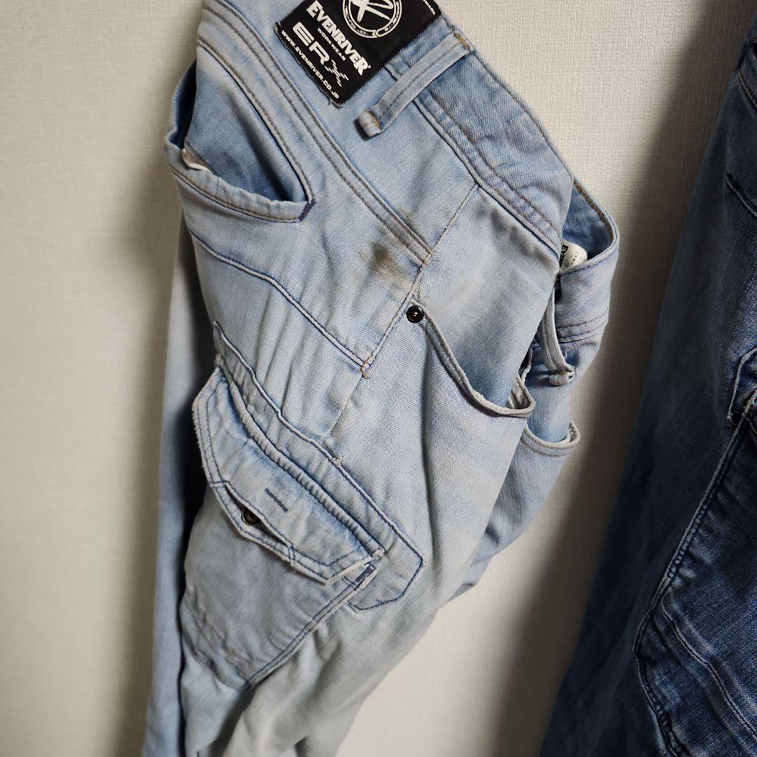 R、K様ご確認用イーブンリバー　ストレッチデニム 上下2着セット上LL下Lサイズ