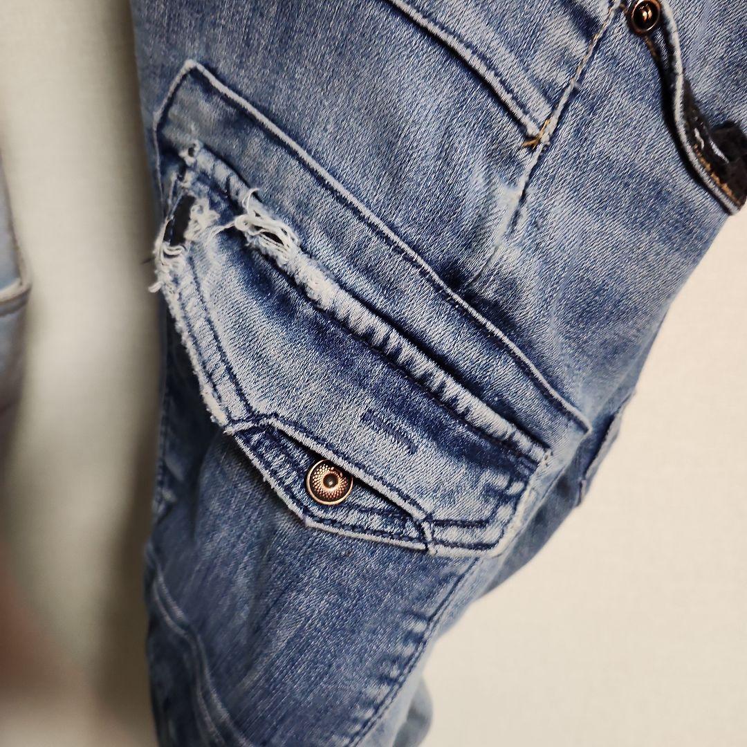 R、K様ご確認用イーブンリバー　ストレッチデニム 上下2着セット上LL下Lサイズ