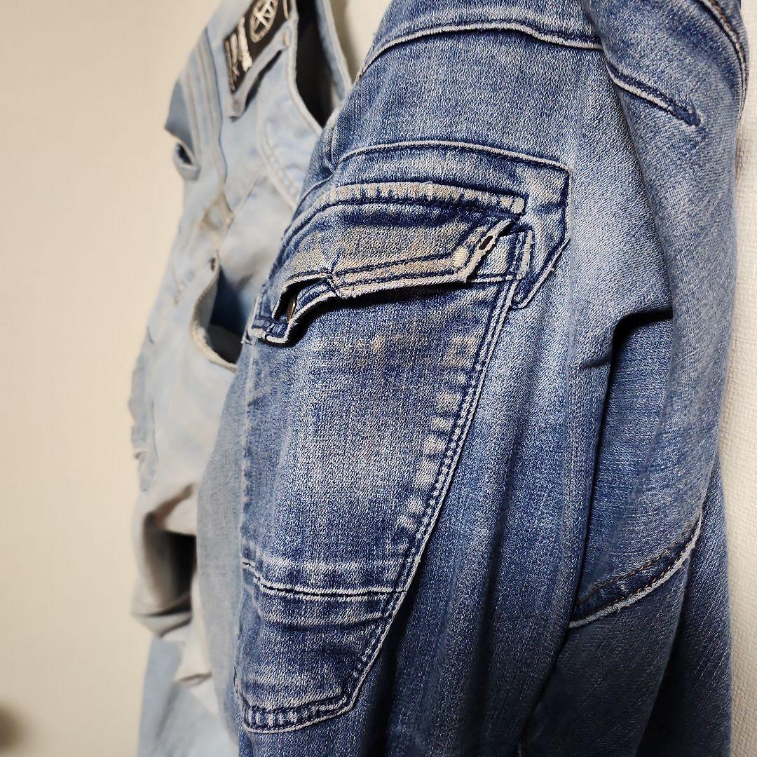 R、K様ご確認用イーブンリバー　ストレッチデニム 上下2着セット上LL下Lサイズ