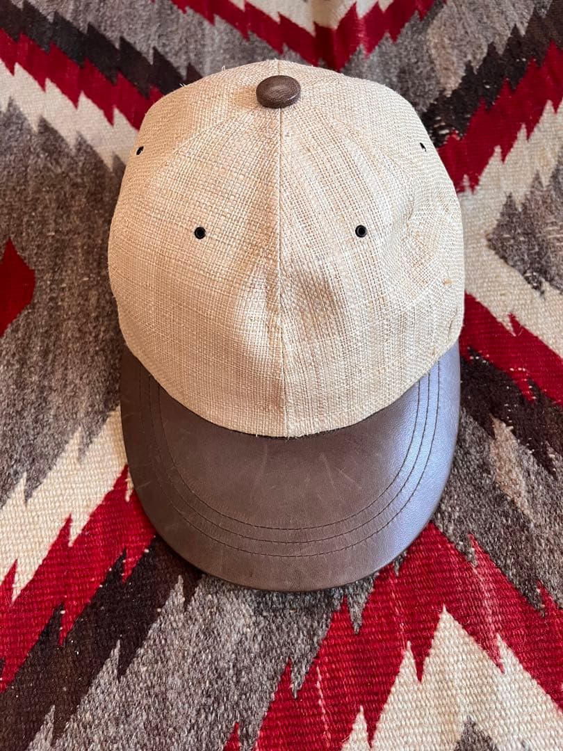 SOLARIS&CO. キャップ CHAHCHAH 馬革 麦ワラ ヴィンテージ