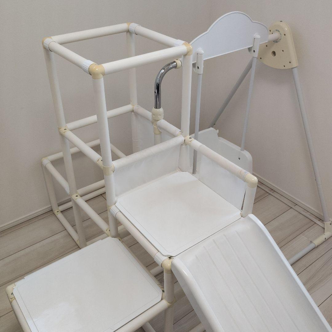 野中製作所　キッズパーク　すべり台・ジャングルジム・ブランコ（鉄棒）付き