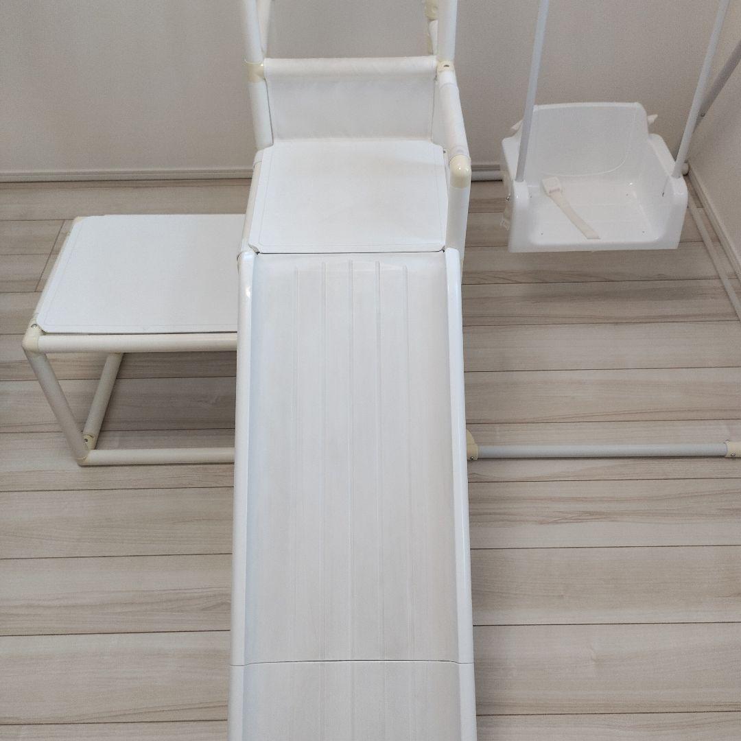 野中製作所　キッズパーク　すべり台・ジャングルジム・ブランコ（鉄棒）付き