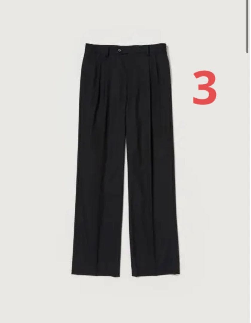 スーツ AURALEE TROPICAL WOOL TWO-TUCK SLACKS 3