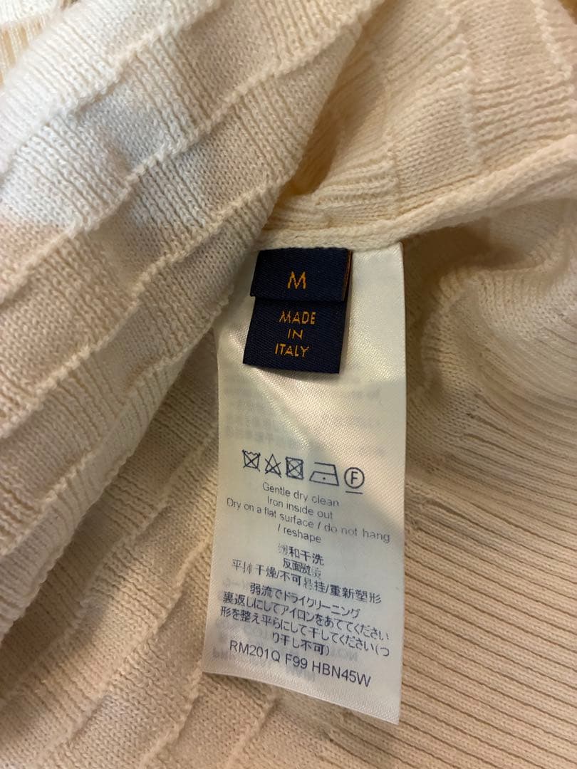 L*g様 Louis Vuitton ホワイトニットセーター