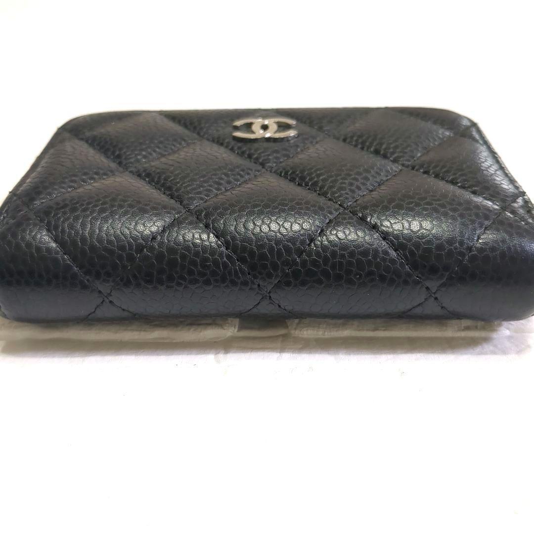 CHANEL シャネル マトラッセ ケース 小銭入れ 黒 シルバー