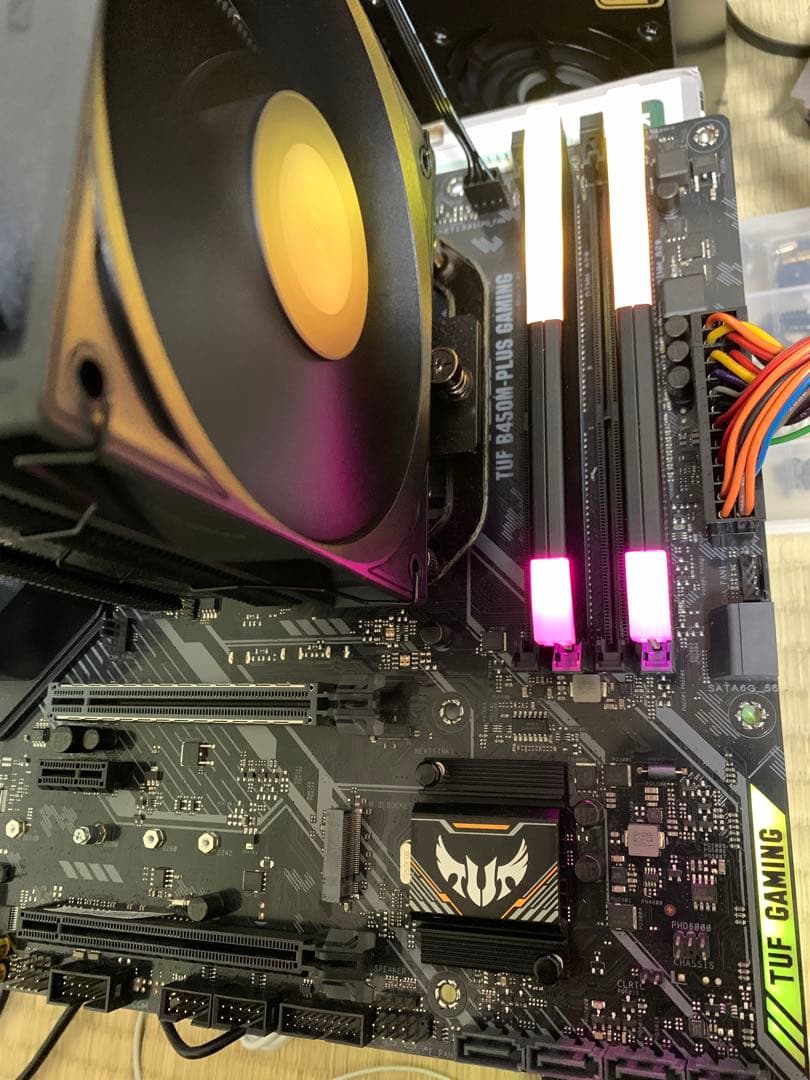 【動作品】マザーボード、CPU、メモリ、CPUクーラーセット